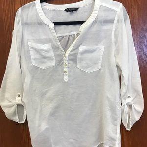 Women’s long sleeve Bebe blouse
